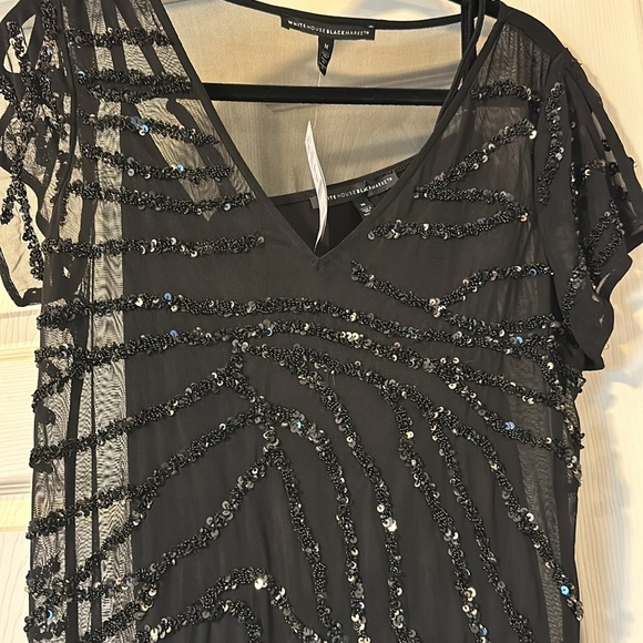 NWT, White House Black Market Size medium, Split sleeve OTT Tunic. - Picture 4 of 7